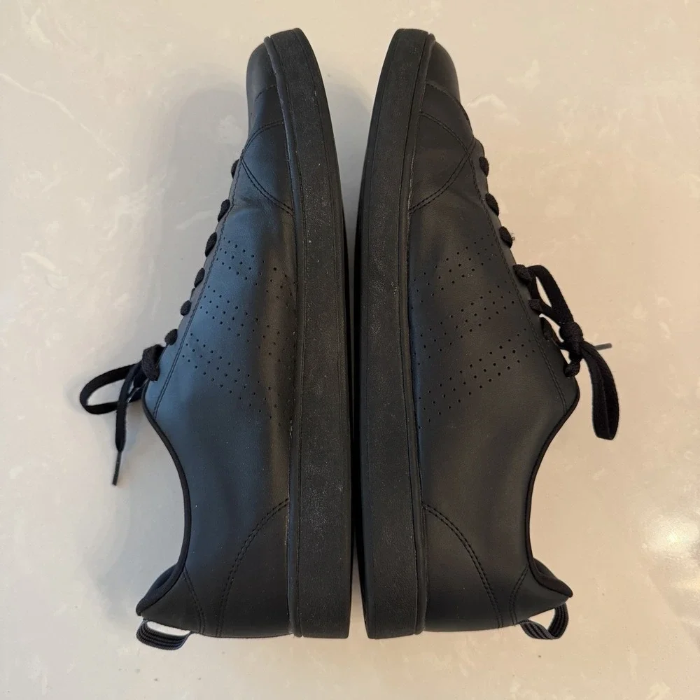 Adidas VS Advantage Core Black And White Size 14 F99253